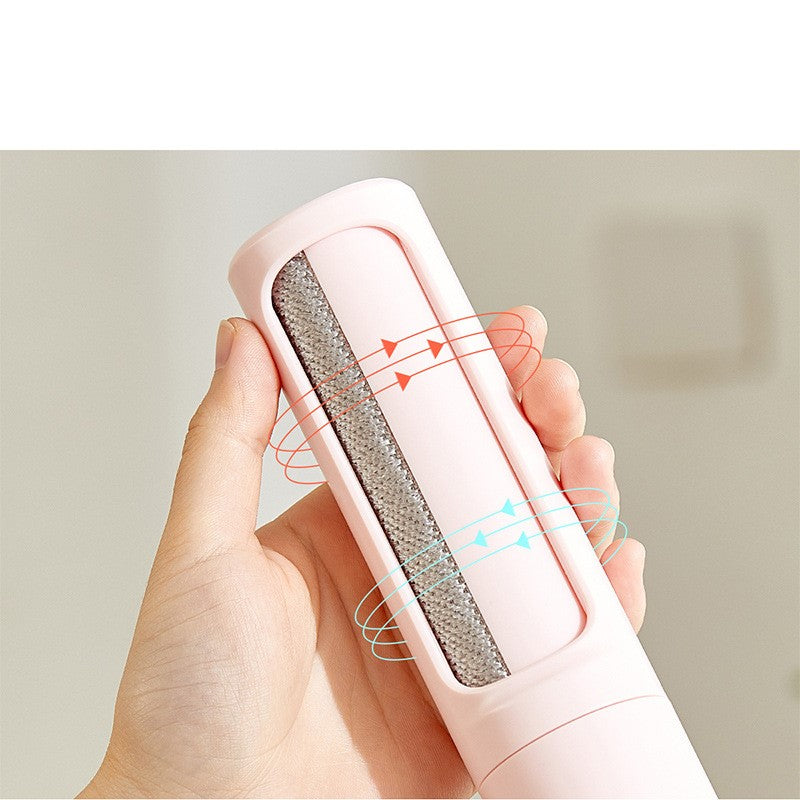 2-in-1 Reusable Pet Hair Remover – Self-Cleaning Lint Brush for Dog & Cat Fur, Dust & Hair Removal – Portable & Effective