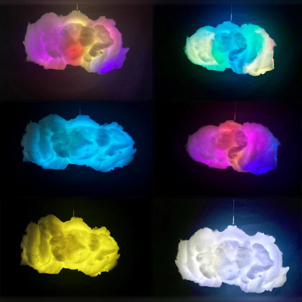 USB Cloud Light with App Control | 3D RGBIC Music Synchronization & Ambient Lighting for Bedroom