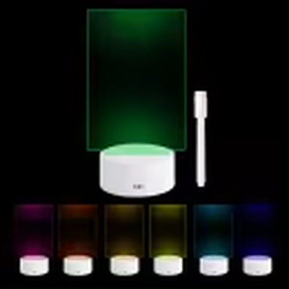 LED Night Light Message Board with Pen – USB Powered Decorative Night Lamp – Perfect Gift for Kids and Girlfriends